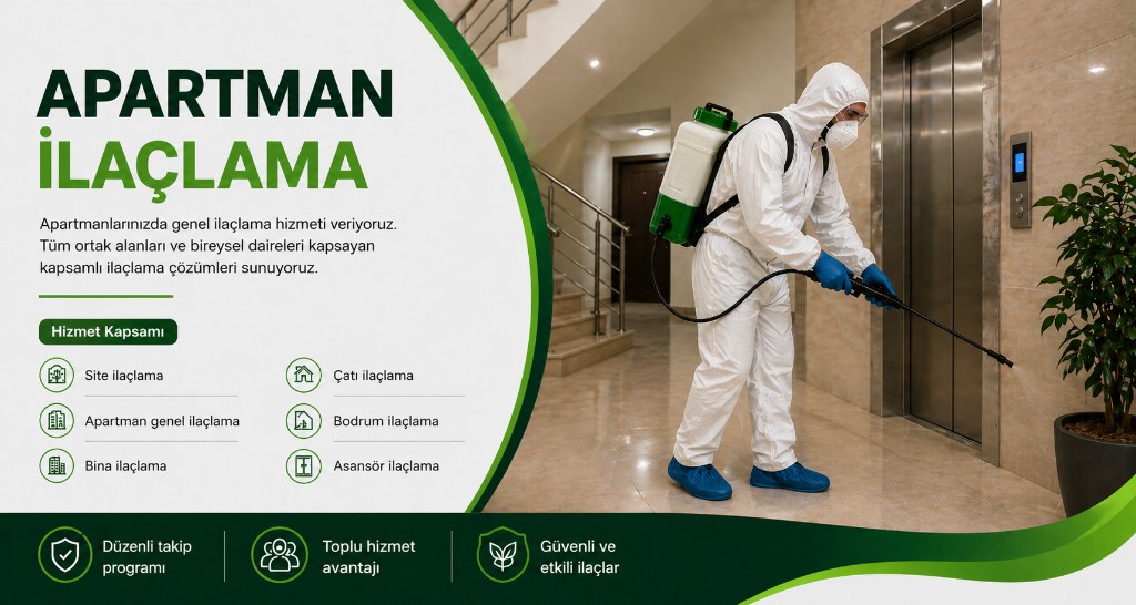 Apartman ilaçlama hizmetleri